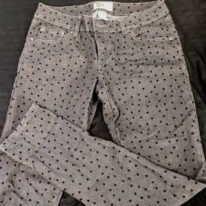SO Heart Patterned Jeans (Skinny)